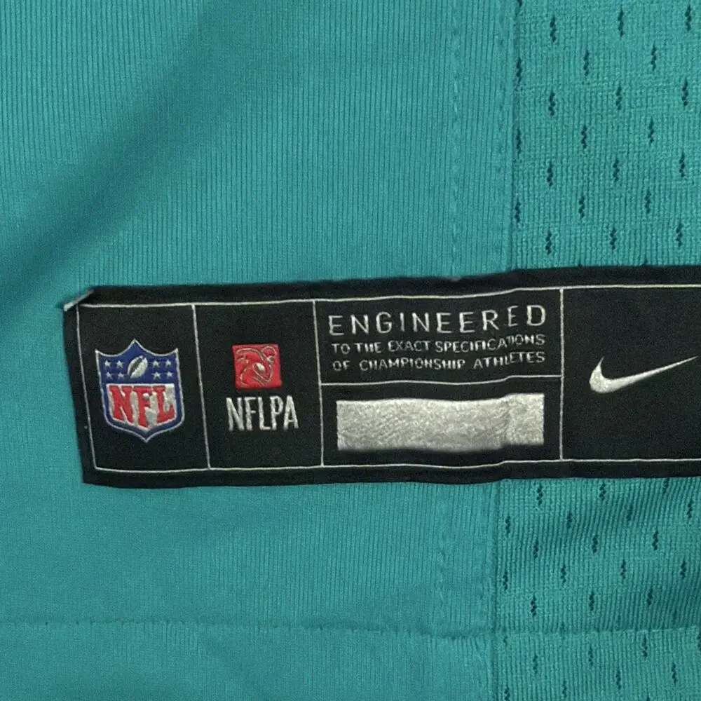 Nike Miami Dolphins Tyreek Hill #10 Aqua NFL Football Jersey Men's Size L